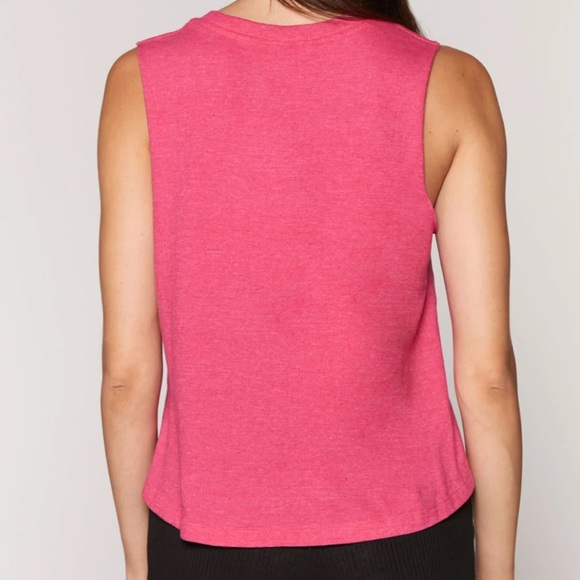 Spiritual Gangster Pink Tank Crop Top Love Superpower L - Picture 8 of 10